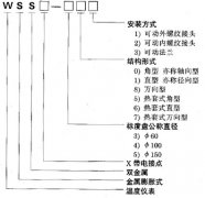 WSS-511徑向雙金屬溫度計，上海紫怡三廠(chǎng)雙金屬溫度計
